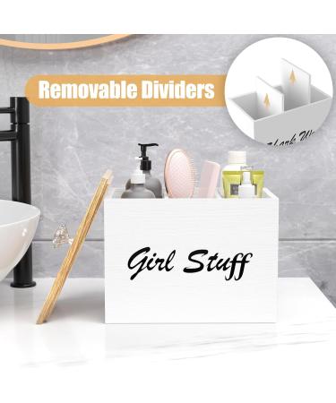 Buy Apoimna White Tampon Holder - Elegant Bathroom Organizer for Feminine Products & D cor | International Shipping - Buy Online on GoSupps.com
