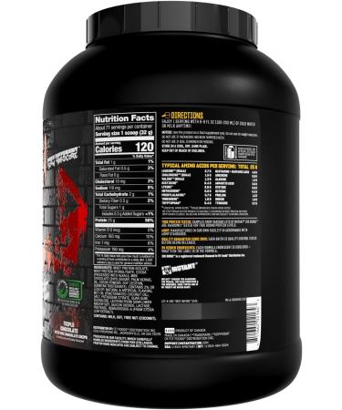 Mutant Hardcore ISO Whey Protein Isolate Powder Acts Fast to Help Recover Build Muscle Bulk and Strength 5 lb - Triple Chocolate Triple Chocolate 5 Pound (Pack of 1) - Buy Online on GoSupps.com
