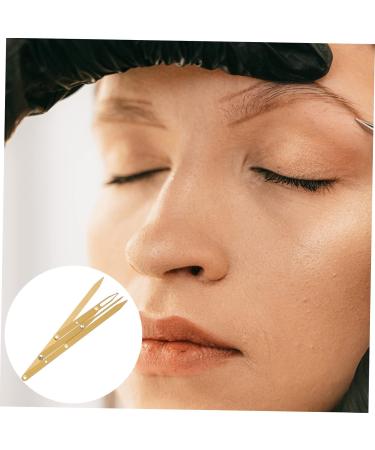 BELLIFFY Eyebrow Scale Eyebrow Ruler Makeup Ratio Eyebrow Measure Tool Eyebrow Stencil Measuring Tool Golden 16X4.5X0.6CM Golden - Buy Online on GoSupps.com