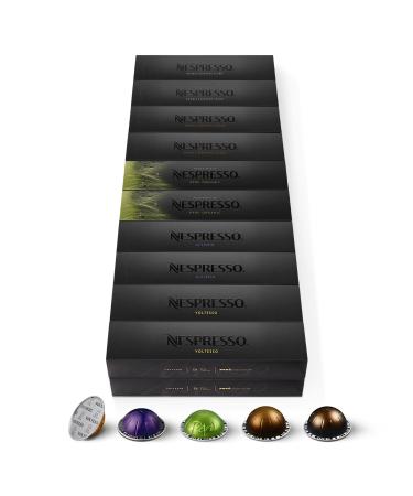 Nespresso Nespresso Vertuo - Espresso & Double Espresso Assortment 200 Capsules - 40x Voltesso 40x Altissio 40x Peru Organic 40x Light 40x Dark