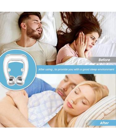 Silicone Magnetic Anti Snoring Nose Clip - Stop Snoring Device for Quieter Sleep (4 PCS) - Buy Online on GoSupps.com