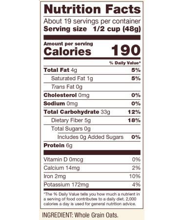 Bob's Red Mill Gluten Free Old Fashioned Rolled Oats - 32 oz Whole Grain - Buy Online on GoSupps.com
