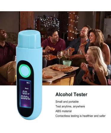 Digital Alcohol Breathalyzer Tester LCD 3 Color Display USB Charging Contactless Testing - Blue - Buy Online on GoSupps.com