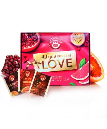DEKOND TEEKANNE - Love Collection Tea Box - Fruit Tea Blend - 3 x 10 tea bags - 67.5 g