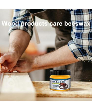 Wood Seasoning Beeswax | Polish Wax for Furniture | Waterproof & Repair Wood Wax for Floors Wood Doors Tables Chairs to Protect & Care - Buy Online on GoSupps.com