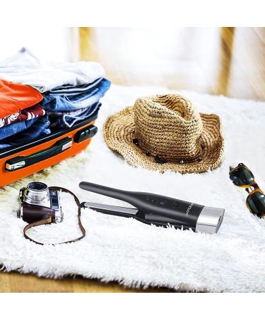 Mini Cordless Hair Straightener Pencil Flat Iron for Short Hair and Pixie Cut - 3/10-Inch Plate - Easy to Use and Carry - Beard Straightener - Black (Upgrade) - Buy Online on GoSupps.com