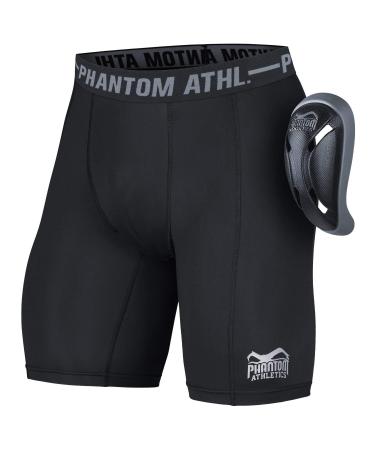 Phantom Groin Guard - Men's Jockstrap for Martial Arts | Boxing MMA Muay Thai Compression Short L
