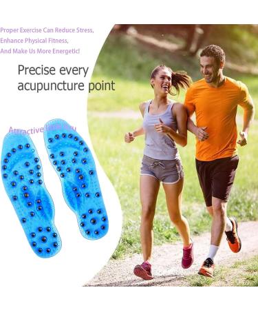 Yarpiany Magnetic Insoles Acupressure for Women - 68 Magnet Foot Massager Shoe-pad - Reflexology Gel Insoles (Female/9.84 Inch) - Buy Online on GoSupps.com