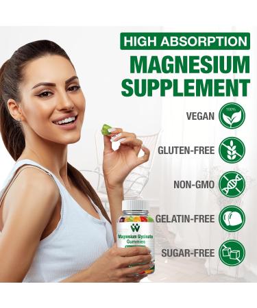 Magnesium Glycinate Gummies 400 - Buy Online on GoSupps.com