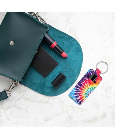 POPETPOP Lipstick Keychain Set - 5pcs Portable Neoprene Lip Balm Holders | Clip-On Rainbow Sleeve for Easy Access - Shop Now - Buy Online on GoSupps.com