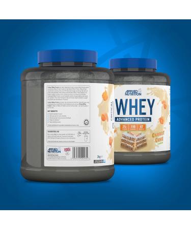 Applied Nutrition Critical Whey Protein Powder 2kg - High Protein Carrot Cake Milkshake with BCAAs & Glutamine - Muscle Building Supplement (67 Servings) - Buy Online on GoSupps.com