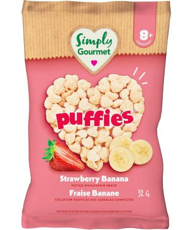 Simply Gourmet Puffies Strawberry Banana Baby Snack - Buy Online on GoSupps.com