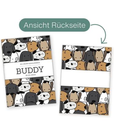 Personalized Wilhelm Fell Case for EU Pet ID Card | Custom Gift for Pet Owners - Protective Cover for Buddy - Buy Online on GoSupps.com