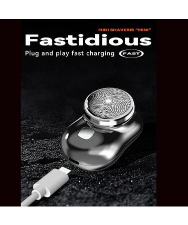 Portable Electric Razor for Men - Wet/Dry Mini Shaver, USB Rechargeable, Blue - Perfect for Home, Car, Travel - Buy Online on GoSupps.com