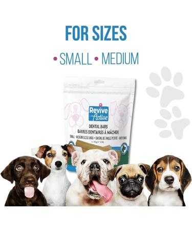 Revive Active Dental Bars for Dogs 14ct Dental Chews For Dogs Help to Remove Plaque and Tartar Build-Up Improves Oral Health and Maintaining healthy Gums and Teeth. - Buy Online on GoSupps.com