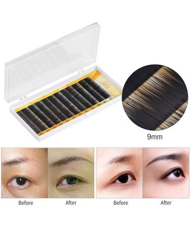 Buy Natural 3D Reusable Fake Eyebrows Handmade Black Extensions | 12PCs (9mm) for Perfect Eyebrow Look International Shipping Available - Buy Online on GoSupps.com