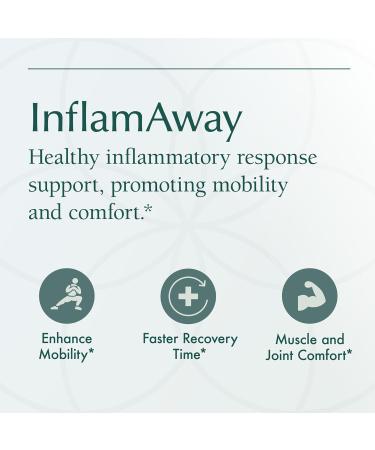 Natura Health Products InflamAway Supplement - Modulate a Healthy Inflammatory Response - Featuring Boswellia Serrata Bromelain Ginger Black Pepper (BioPerine) and Chinese Skullcap (90 Capsules) - Buy Online on GoSupps.com