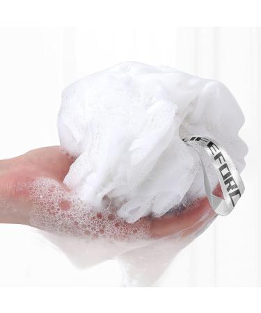 Lifeforce Shower Sponge Bath Loofah 3 Pack White Shower Puff Large Clean Skin Loofah Sponge for Bathing Comfortable and Soft Mesh Loofah Body Exfoliating Shower Sponge - Thick & Luxurious Colours 3 X White - Buy Online on GoSupps.com