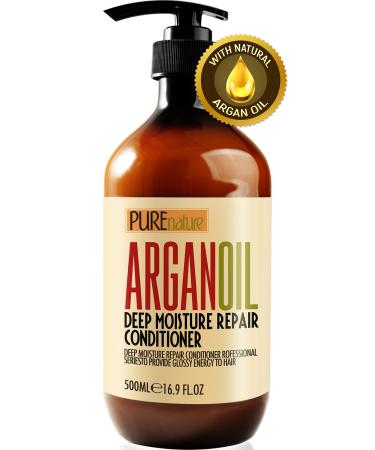 Moroccan Argan Oil Conditioner - Sulfate Free Products for Women and Men - Deep Moisturizing for Dry  Curly  Colored  Damaged Hair - Hydrating Repair  Salon Grade Formula for All Hair Types