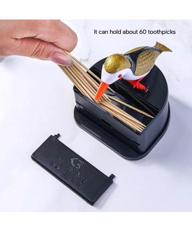 Unique Bird Design Automatic Toothpick Box - Luofeng Household Toothpick Holder for Easy Access and Stylish Storage - Buy Online on GoSupps.com