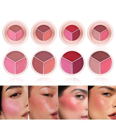 Cream Blush Palette | Blendable and Layerable Face Blush - Blush - For Dates Travel Evenings Holidays Parties and Gatherings - Buy Online on GoSupps.com