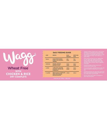 Wagg Wheat Free Complete Dry Adult Dog Food Chicken & Rice 12kg - For Sensitive Stomachs Chicken Rice 12 kg (Pack of 1) - Buy Online on GoSupps.com