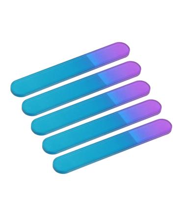 Glass Fingernail Files Set with Double Sided Physical Polishing Safe & Efficient Manicure Easy to Clean Perfect for Home Nail Salon