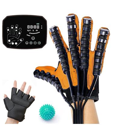 Hand Rehabilitation Robot Gloves 5 trachea independent control 4-pump power 3-modes Stroke Hemiplegia Hand Splint Finger Orthosis Can Be Trained Independently(Size:S size Color:right hand) S size right hand