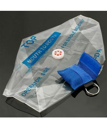 Buy RTRTGS 4-Piece Ventilation Mask Set | CPR Masks with Carabiners & Check Valve for First Aid & AED Training - International Shipping - Buy Online on GoSupps.com