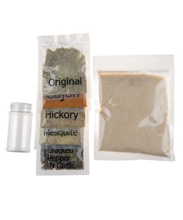 Hi Mountain Jerky Cure & Seasoning Kit - Variety Pack #1 - Original, Mesquite, Hickory, Cracked Pepper N Garlic, Cajun - Buy Online on GoSupps.com