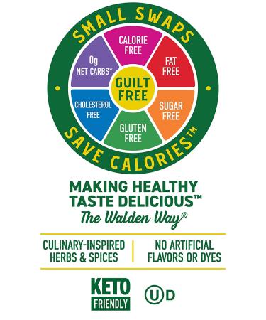 Walden Farms Caesar Dressing 2-Pack - Sugar Free, Keto & Kosher - Smooth & Creamy Salad Topping - 0g Net Carbs - 12 oz Bottles - Buy Online on GoSupps.com