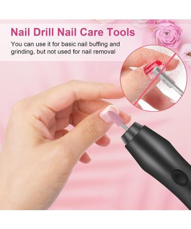 Linkax Electric Nail Drill and Grinder Kit - Portable Manicure Tools for Grooming and Polishing Nails at Home - Perfect Gifts for Women and Kids - Buy Online on GoSupps.com