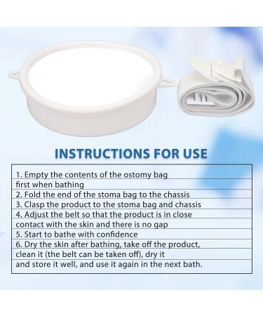 Waterproof Stoma Bathing Cover | Adjustable Colostomy Bag Protection & Shower Shield - Buy Online on GoSupps.com