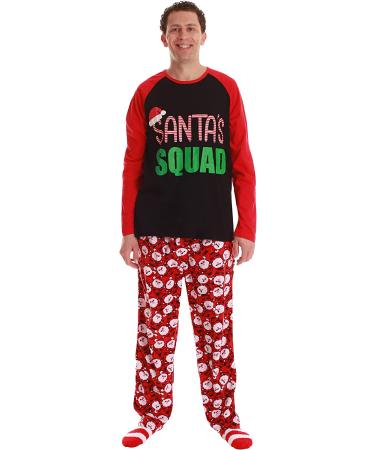 Santa's Squad Matching Christmas Pajamas for Family/Couples - Women's Medium - Buy Online on GoSupps.com