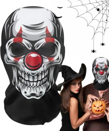 Scary Ghost Masque Horror Funny Mesh Full Headdress Funny Horror Masque Toys | Scary And Funny Elastic Face For Masquerade And Halloween - Buy Online on GoSupps.com