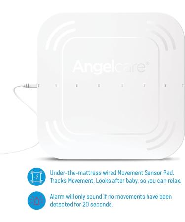 Angelcare AC115 Baby Movement Monitor with Sound - Buy Online on GoSupps.com