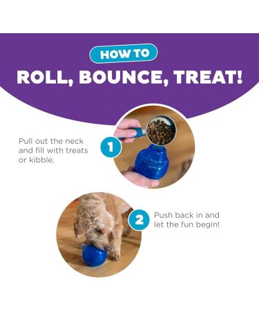 Buy Planet Dog Orbee-Tuff Lil Snoop Interactive Snack Ball Toy for Dogs - Small Royal Blue - International Shipping Available - Buy Online on GoSupps.com