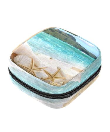 Beach mussels Seestern women bands Storage bagsurable period pocket for women teenage girls menstrual cup pocket pocket breastfeeding pad holder