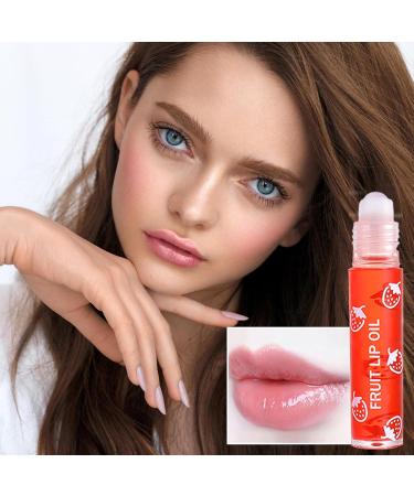 Roll On Glitter Lip Gloss Lip Oil Lip Gloss Clear Lip Gloss Clear Fruity Flavor Moisturizing Lip Gloss Glossy Lip Crystal Jelly Liquid Lipstick For Dry Chapped Lips - Buy Online on GoSupps.com