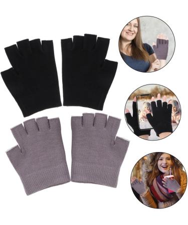 minkissy 2 Pairs Half Finger Moisturizing Gloves Winter Texting Gloves Moisturizing Repair Gloves Fingerless Gloves Fingerless Moisturizing Gloves Apparel Plant Essential Oil Miss Simple - Buy Online on GoSupps.com