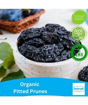 Organic Pitted Prunes 500g | Certified Organic by Fenbrook Organic - Buy Online on GoSupps.com