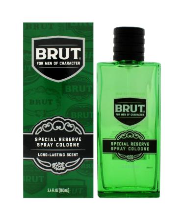 Brut Special Reserve for Men - 3.4 oz EDC Spray
