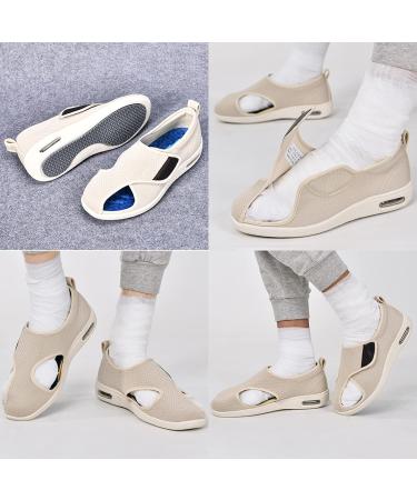 SDEQA Adjustable Diabetic Shoes for Elderly Men - Extra Wide, Comfortable, Lightweight - Buy Online on GoSupps.com