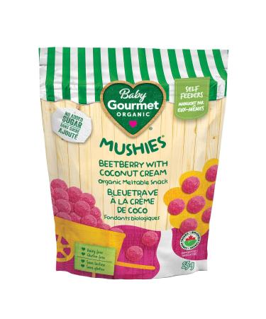 Baby Gourmet Organic Meltable Mushies Beetberry with Coconut Cream 23g