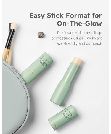 Isa Knox Korean Wrinkle Multi Balm Stick (Pack of 2 0.2+0.2oz) - Moisturizing & Nourishing Oil Balm Stick for Eye Neck Lip. Helps Skin Texture Castor Moringa Argan Oils | Korean Skincare Wrinkle care - Buy Online on GoSupps.com