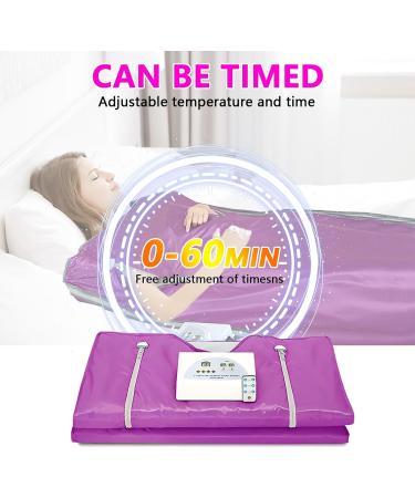 Buy Infrared Sauna Corner - 2-Zone Portable Detox Therapy Blanket with Remote Control 100 Shower Caps & 10 Bathing Bags for Relaxation & Sweating - International Shipping Available - Buy Online on GoSupps.com
