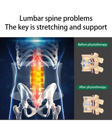 Decompression Belt for Lumbar Support | Adjustable Air Massage Belt for Herniated Disc & Back Pain Relief - International Shipping Available - Buy Online on GoSupps.com