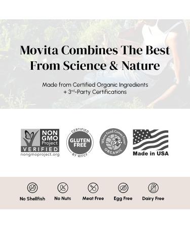Organic Movita Prenatal Multivitamin - Pregnancy & Breastfeeding - 30 Day Supply - Buy Online on GoSupps.com