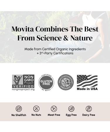 Movita Women's Daily Multivitamin - Organic Vegan-Friendly Whole Foods - 30 Day Supply (Refill Pouch) - Buy Online on GoSupps.com