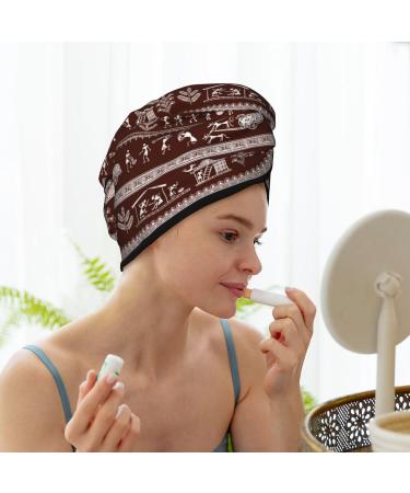Super Absorbent Microfiber Hair Towel - Quick Dry Hair Turban & Bonnet for Curly Thick Hair | Perfect for Women Girls & Kids - International Shipping Available - Buy Online on GoSupps.com